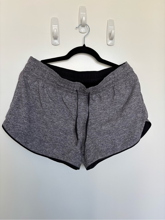 lululemon athletica Pants - lululemon Heather Gray Reversible Short size 12